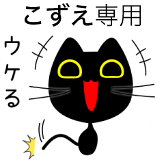 【こずえ】専用の黒猫です