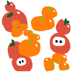 Apples, tomatoes, oranges and dalma