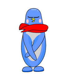 Pengky blue penguin
