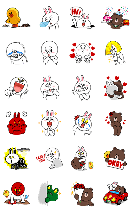 LINE Characters: All the Love
