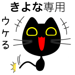 【きよな】専用の黒猫です