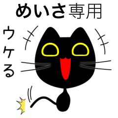 【めいさ】専用の黒猫です