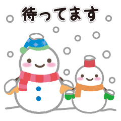 winter-snowman sticker