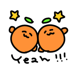 orange character poko stamp
