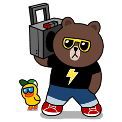 Brown Special Edition Line Stickers Line Store