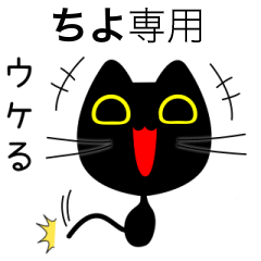 【ちよ】専用の黒猫です