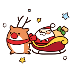Rudolph & Santa