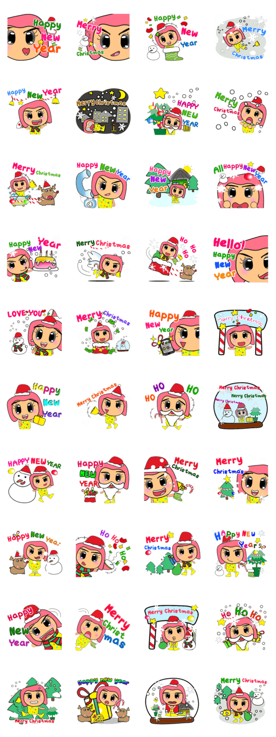 Merry Christmas Meo Sora 8 Lineクリエイターズスタンプ Stamplist Merry Christmas Meo Sora 8 Lineクリエイターズスタンプ Stamplist