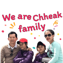 We are Chheak family.