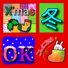 Lovely stickers for winter and Christmas