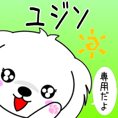 Yujin only Cute Maltese Sticker