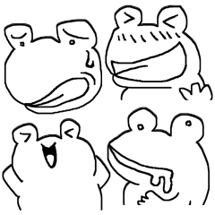 frog toad crazy funny face