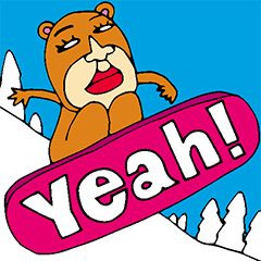 I am a bear, Kiyo-Bei. 4 Winter version.