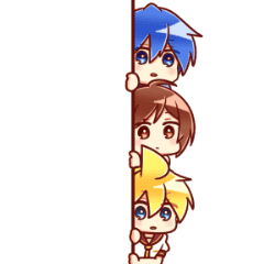 Meikoとkaitoと鏡音レンのスタンプ Line スタンプ Line Store