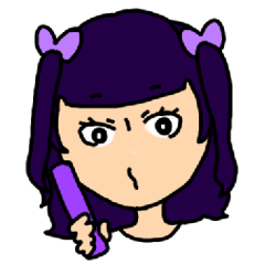 Purple OTAKU Girl