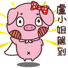 Coco Pig -Name stickers - Miss Lu