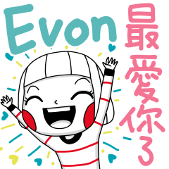 Evon's sticker