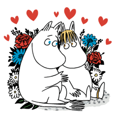 สติกเกอร์มูมินดุ๊กดิ๊กได้