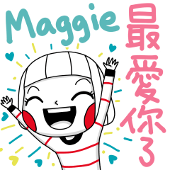 Maggie's sticker