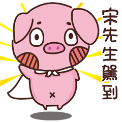 Coco Pig -Name stickers - Mr.Sung