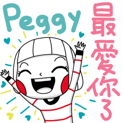 Peggy's sticker