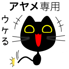 【アヤメ】専用の黒猫です