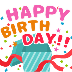 Moving Stickers Celebration Birthday Line Stickers Line Store