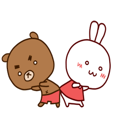 rabbit&bear-lovely couple(chinese)