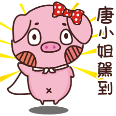 Coco Pig -Name stickers - Miss Tang