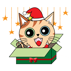 Merry X'mas and HNY with The cat (Thai)