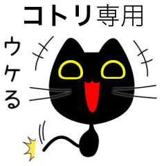 【スズメ】専用の黒猫です
