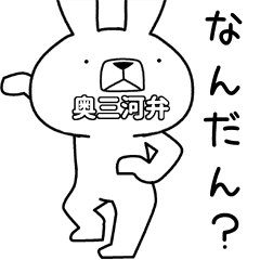 方言うさぎ 奥三河弁編 Line スタンプ Line Store