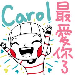 Carol's sticker
