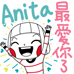 Anita's sticker