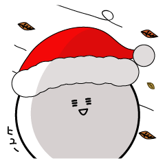 Chibi-chan sticker used for winter