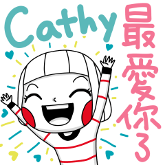 Cathy's sticker