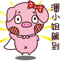 Coco Pig -Name stickers - Miss Pan