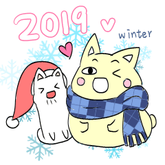 A Cat With A Dog In 2018 Winter
