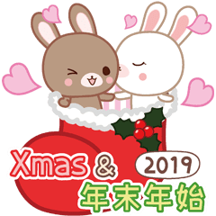 Love bunnies for Xmas & New Year