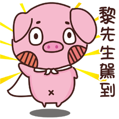 Coco Pig -Name stickers - Mr.Lau