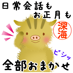 Soft and fluffy wild boar for Shinkai