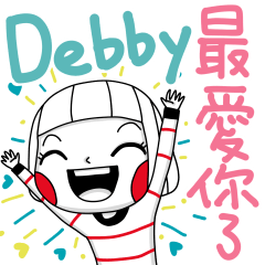 Debby's sticker