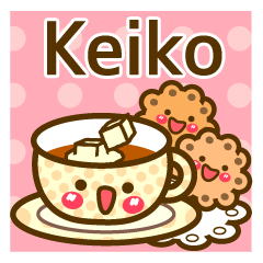Use the stickers everyday "Keiko"
