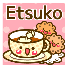 Use the stickers everyday "Etsuko"