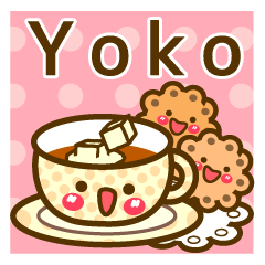 Use the stickers everyday "Yoko"