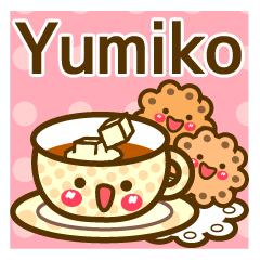 Use the stickers everyday "Yumiko"
