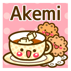 Use the stickers everyday "Akemi"