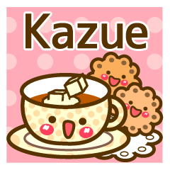 Use the stickers everyday "Kazue"