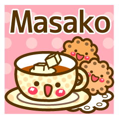Use the stickers everyday "Masako"