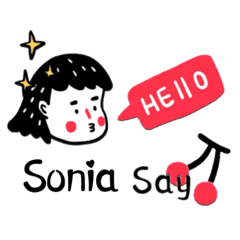 Sonia-名字-Sticker
